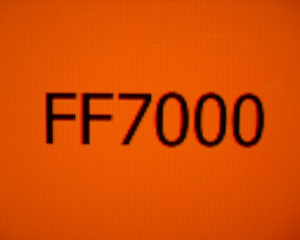 レグザでオレンジ色（#FF7000）